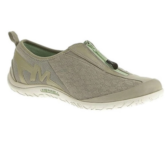 MERRELL Enlighten Glitz Breeze Shoes Sneakers Trainers Zip Up Slip On Fold Back - Picture 1 of 7